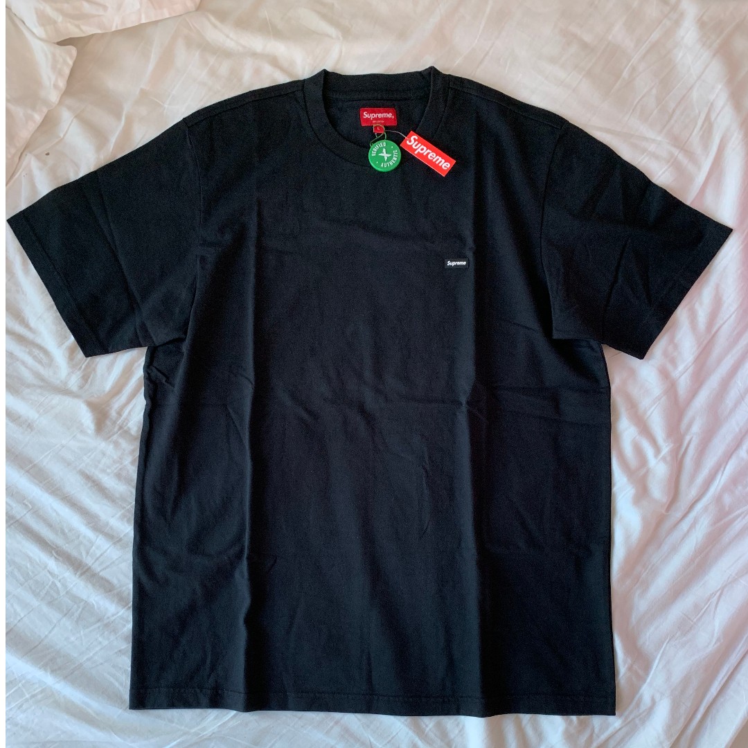 supreme small box logo tee ss19