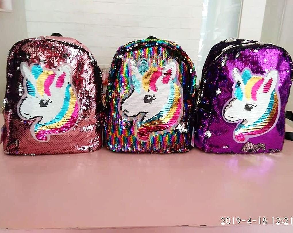 Tas Ransel Unicorn Flip Sequin Import Keren Olshop Fashion