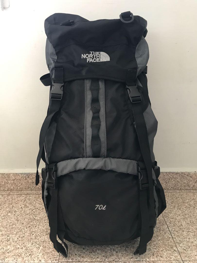 the north face 70l backpack