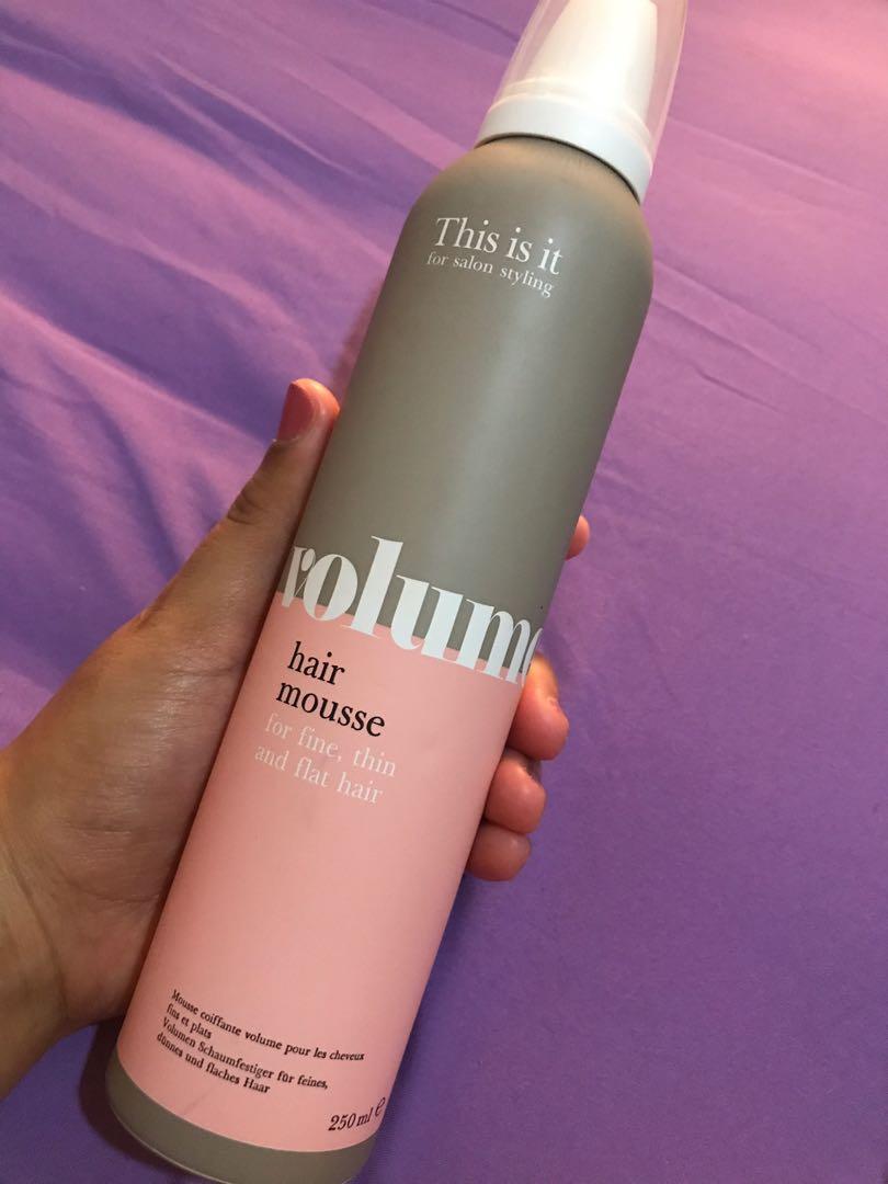 this is it hair mousse for styling