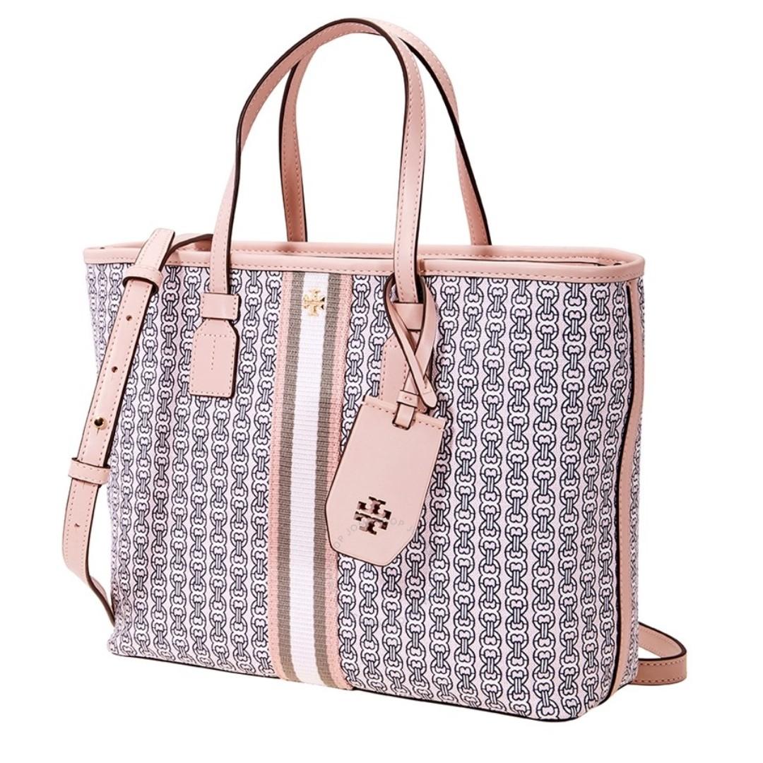 Tory burch small gemini link canvas tote 2025