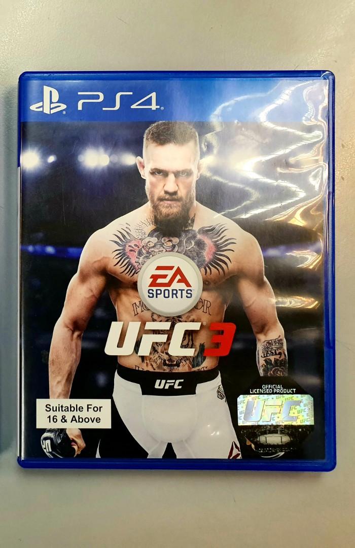 UFC 3 PS4 CD Game (PlayStation 4), Video Gaming, Video Games 