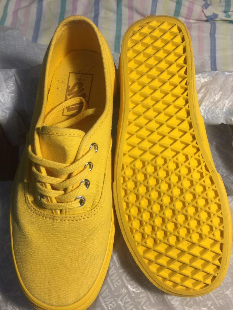 vans mono yellow