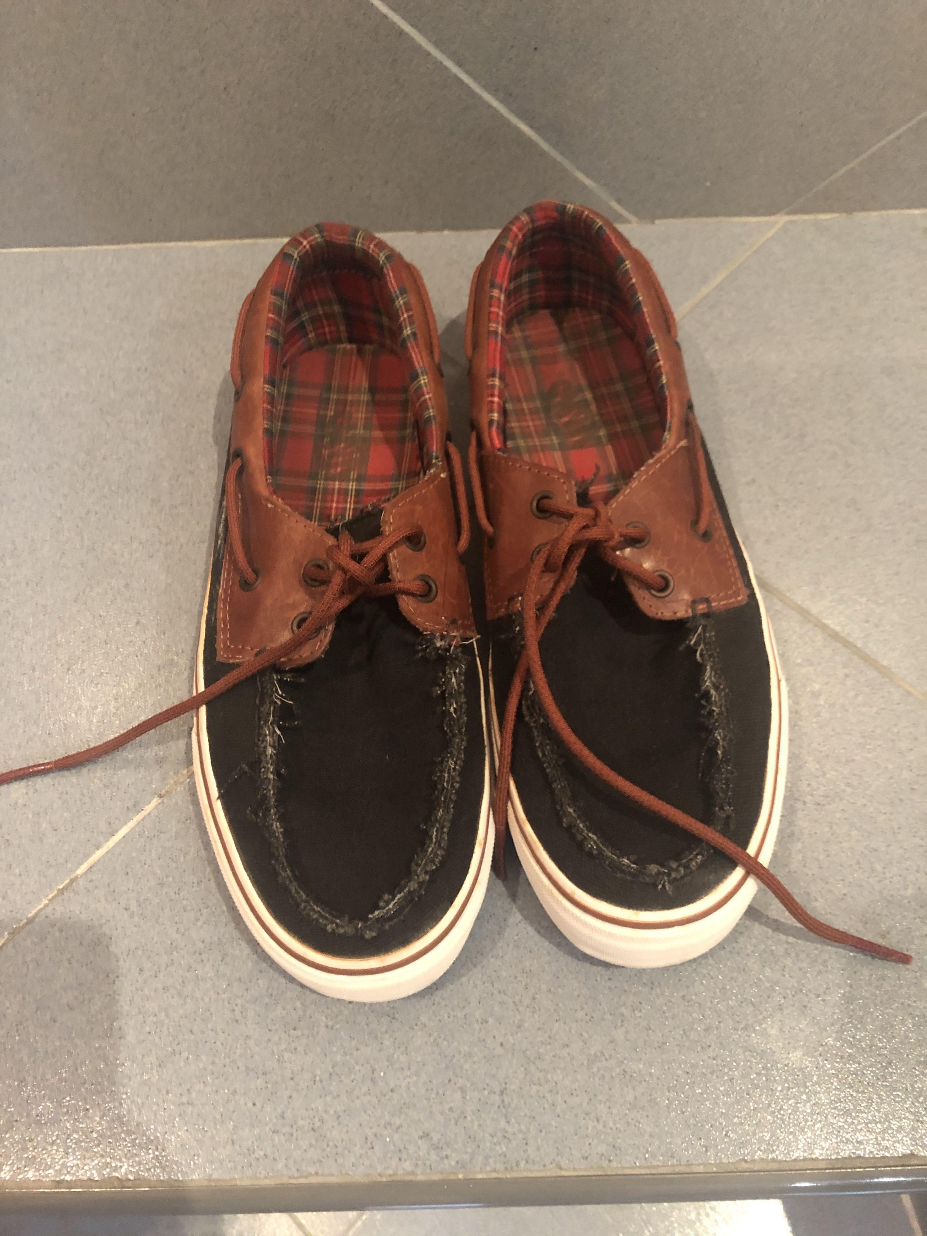 vans zapato del barco size 8