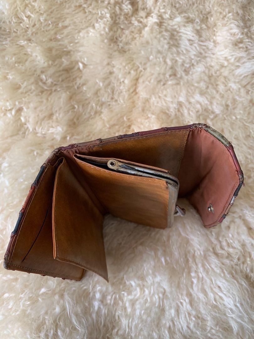 Vintage Roger Gimbel Leather Patchwork Wallet (Category: Luxury Bags & Wallets) located in Makati City. Submitted by winnieboop (Listing ID 223452303, Image 3). Description: #13thmonthsale.