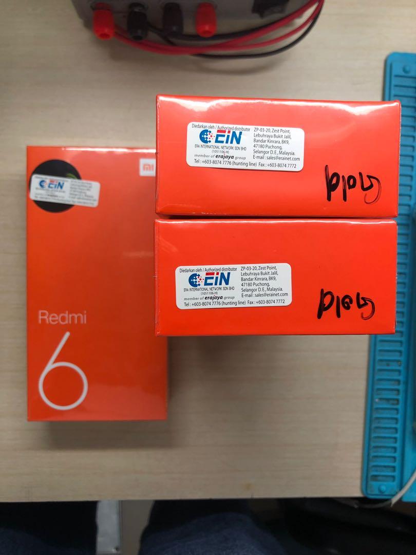 Xiaomi Redmi 6 3 32gb Malaysia Sealed Set Mobile Phones Tablets Android Phones Xiaomi On Carousell