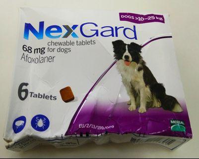 NexGard Chews for Medium Dog 10-25 Kg 6 Pack
