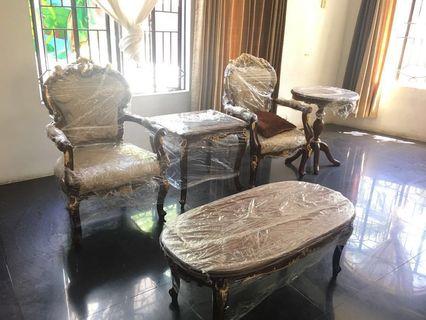 ALL - IN!!! Newly Reupholstered Narra Set