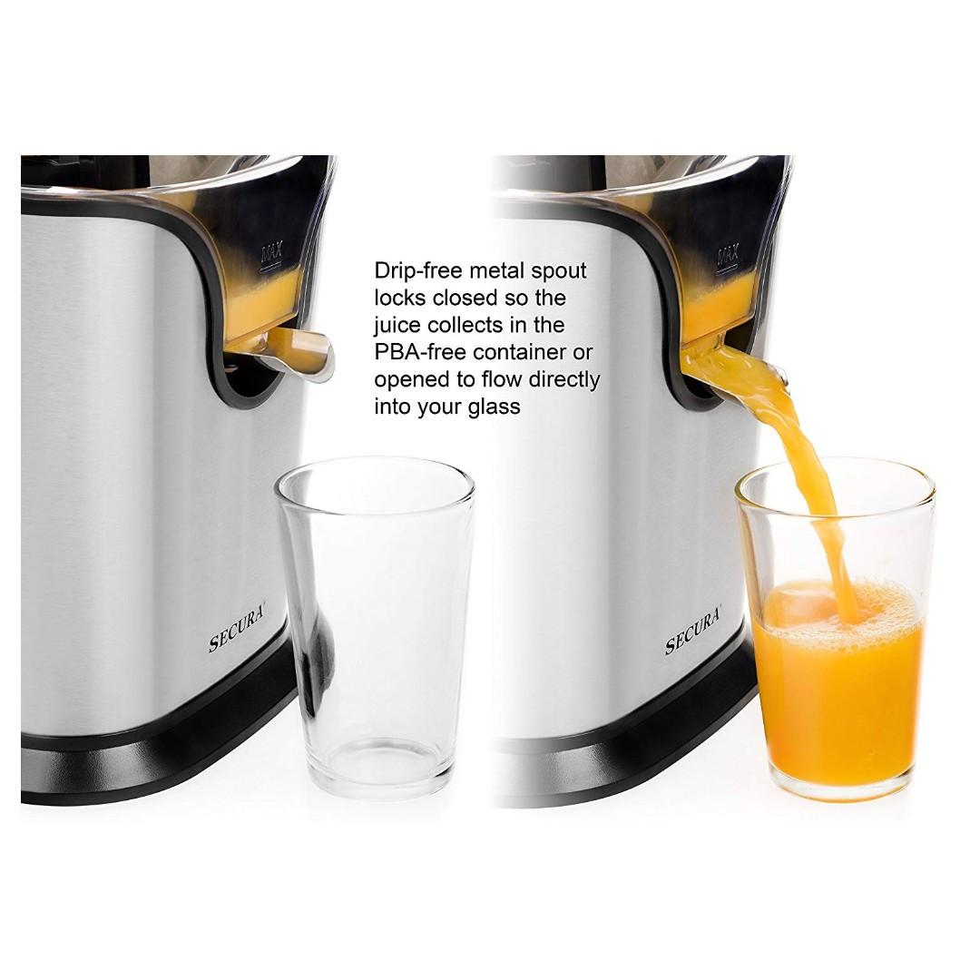 (2587) Electric Citrus Juicer Press 160Watt Stainless Steel Orange