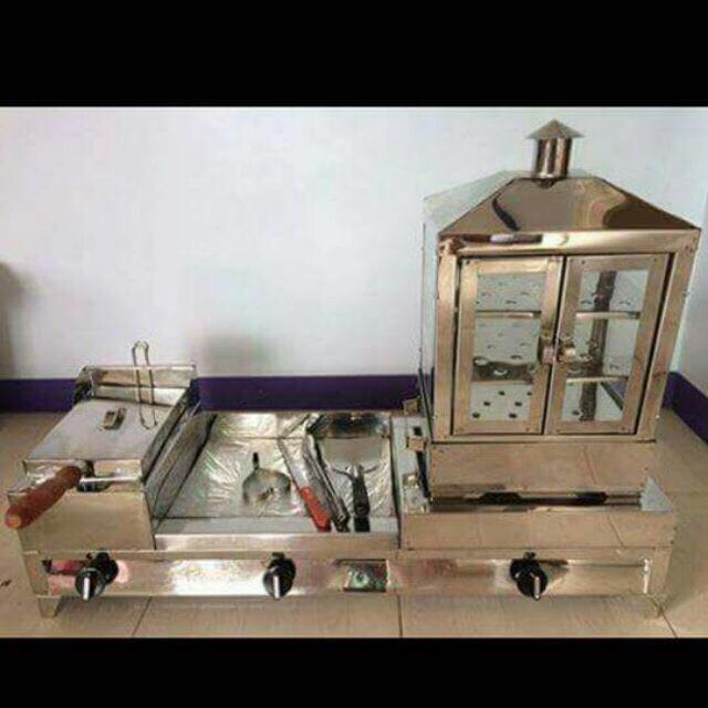 3 in 1 deep fryer with burger griddle and siomai steamer, TV & Home