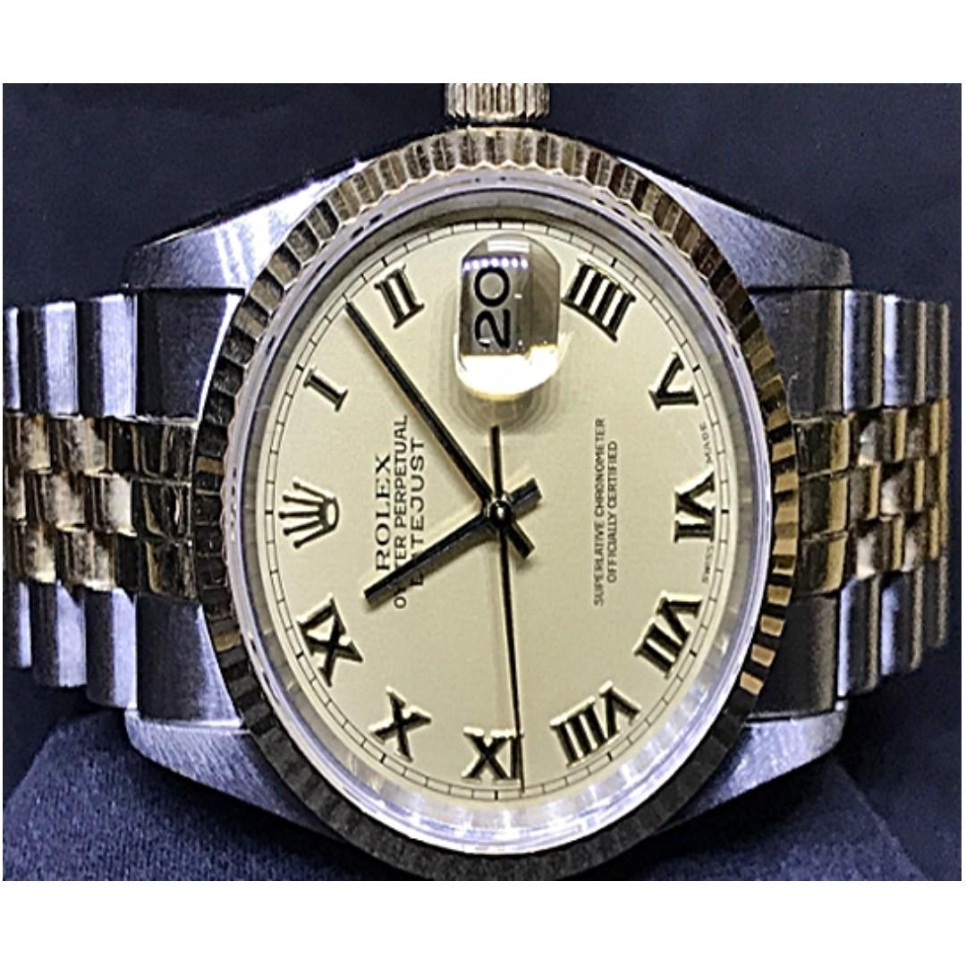 500 MONTH ROLEX MENS HALF GOLD WATCH 16233 Luxury Watches on Carousell