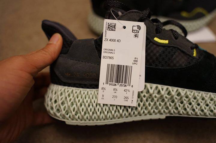 Adidas originals zx on sale 4000 4d carbon