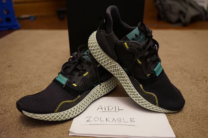 Adidas ZX 4000 4D Carbon, Men's Fashion, Footwear, Sneakers Adidas Zx 4000 4D Carbon