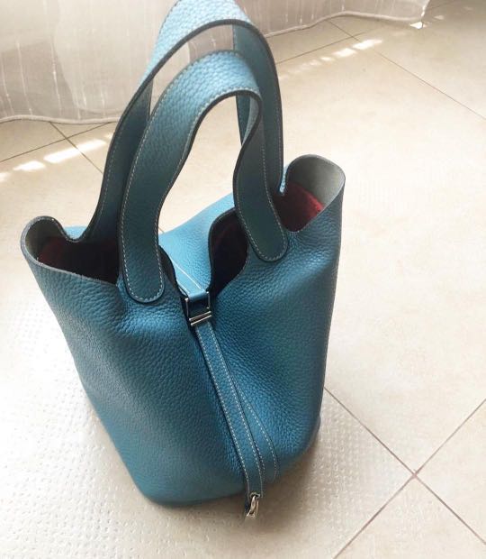 hermes picotin 22 blue