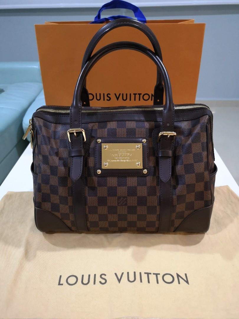 Authentic Louis Vuitton • Damier Ebene Berkeley Bag - Depop