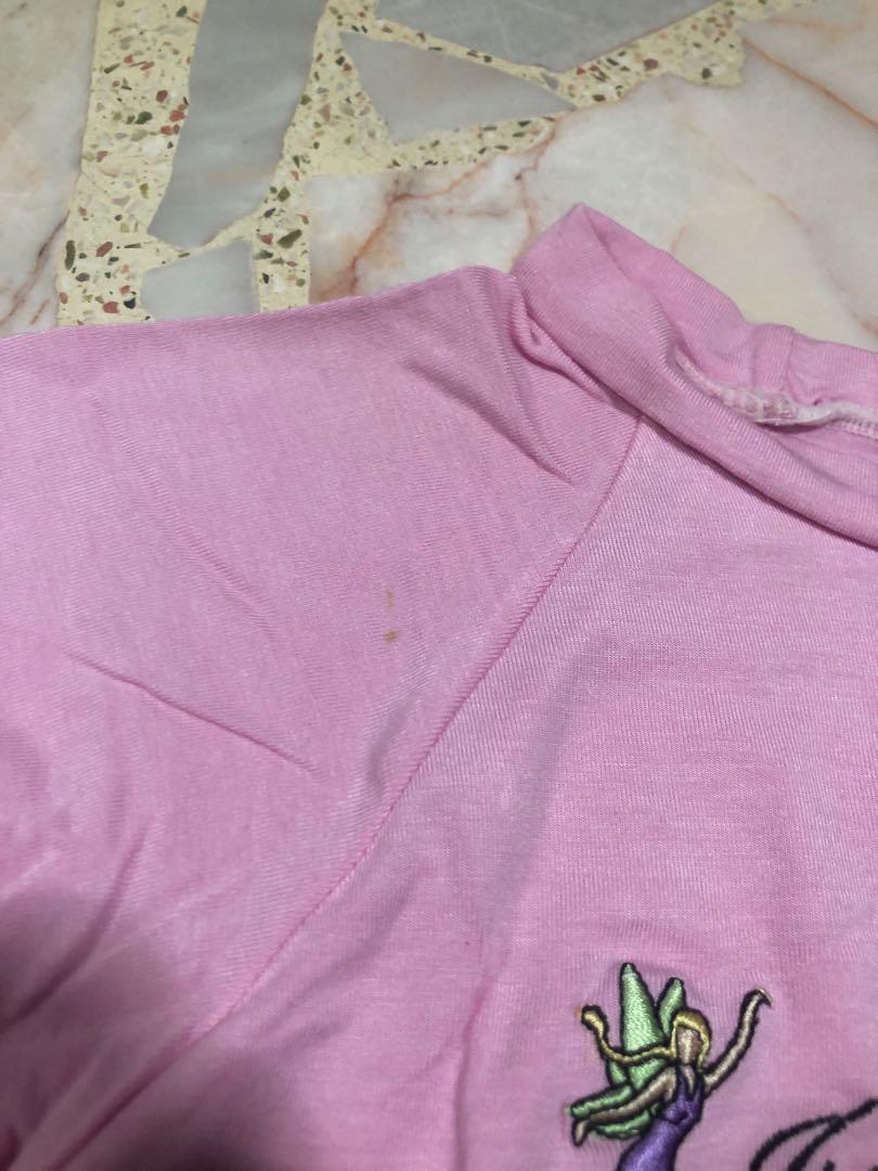 authentic omighty pastel pink i panic a lot at other places besides the  disco crop tee, Women's Fashion, Tops, Other Tops on Carousell
