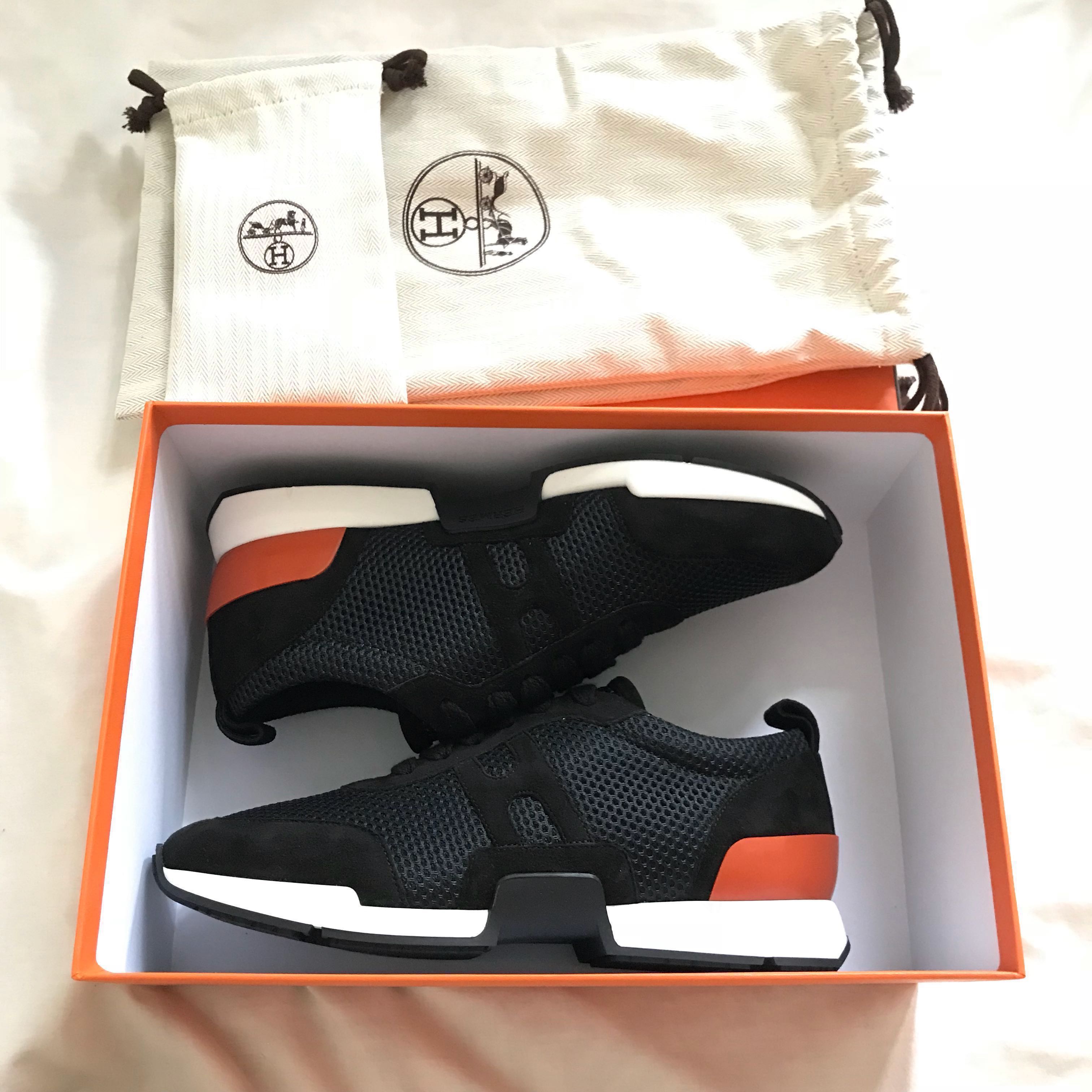 Hermes starter sneakers shoes leather 