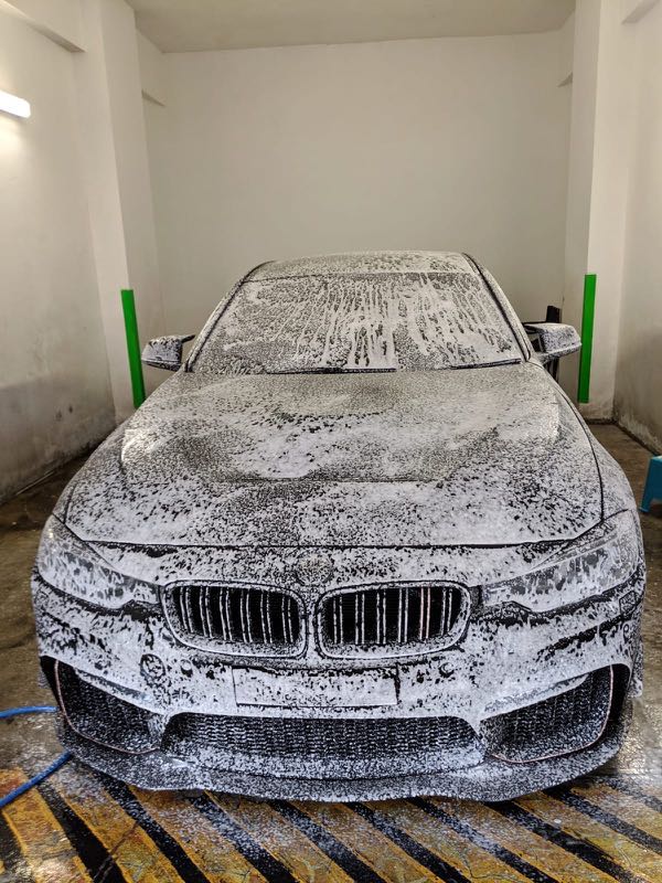 Bmw 3 Series F30 Premium Foam Maintenance Wash Car Accessories Car Workshops Services On Carousell