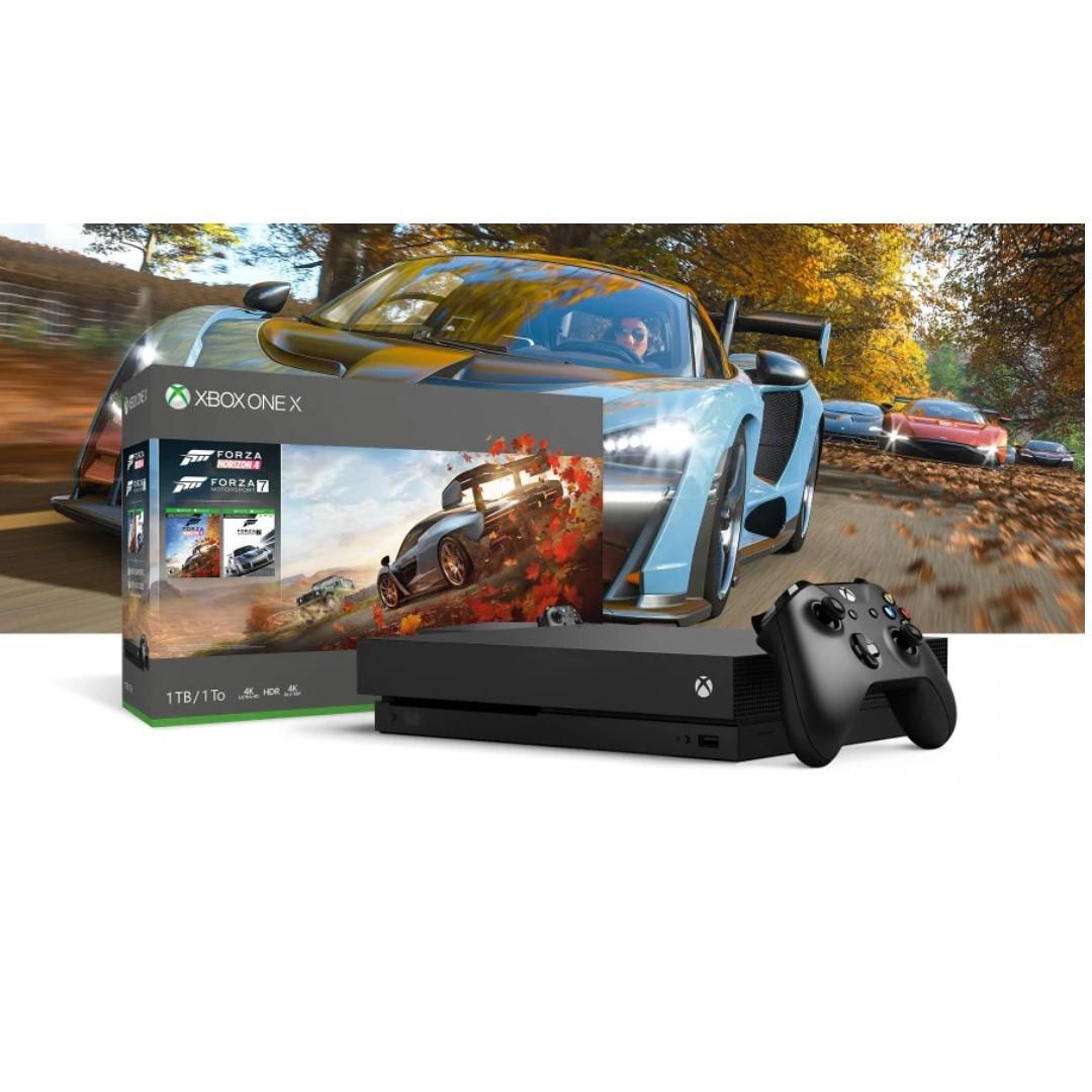 Brand New Xbox One X 1tb Forza Horizon 4 Bundle Toys Games Video Gaming Consoles On Carousell