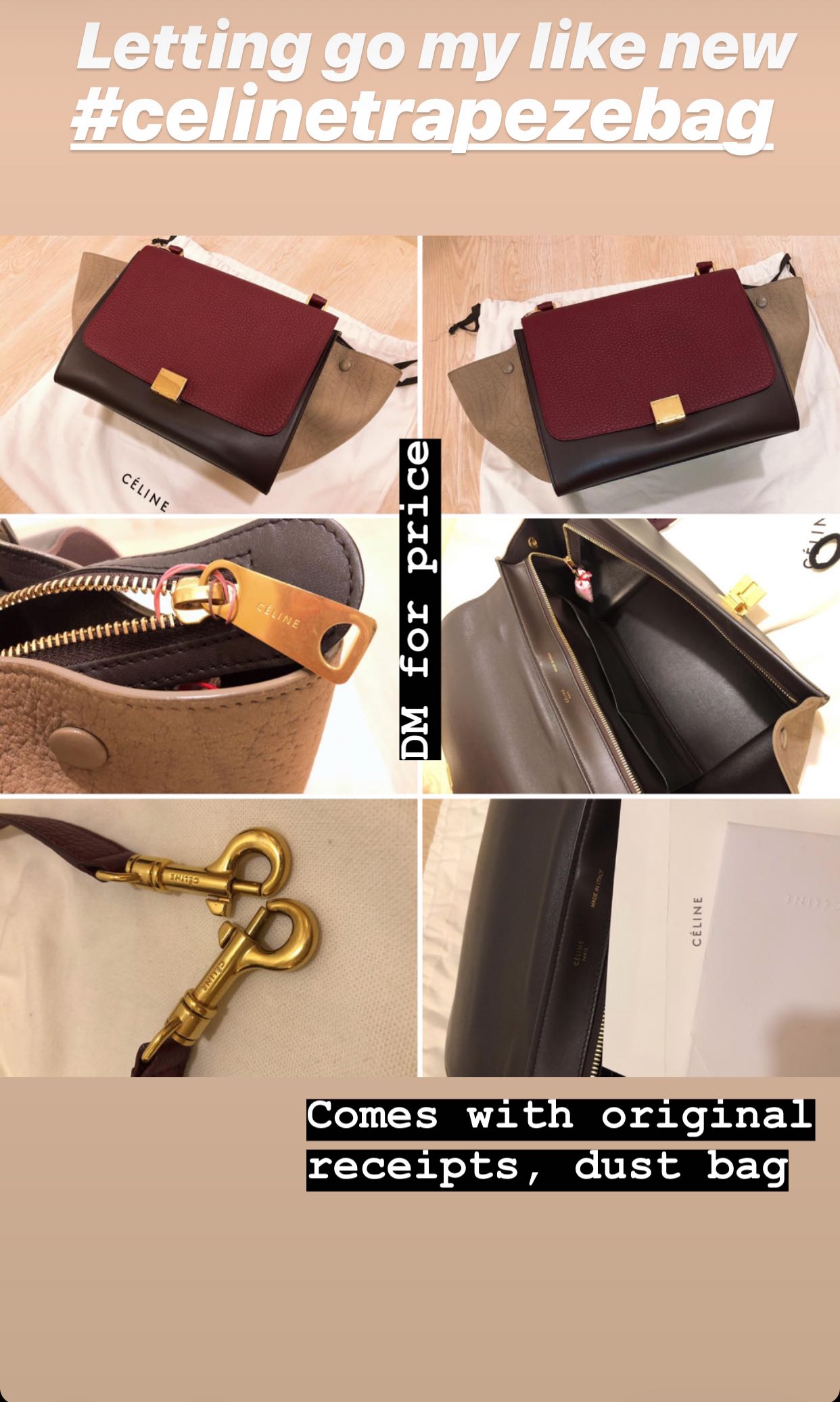 celine trapeze medium price