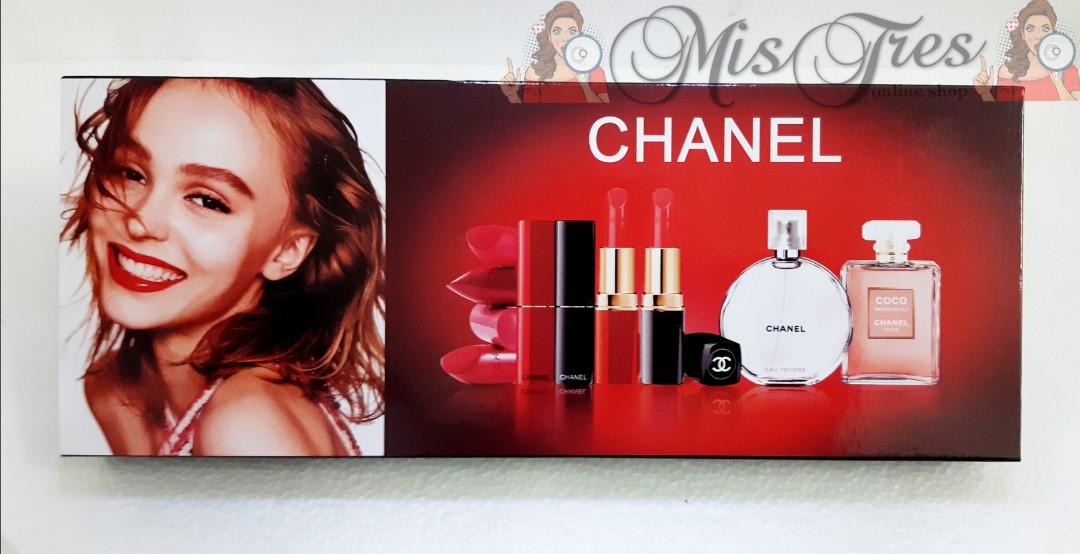 Chanel perfume lipstick gift set Beauty Personal Care Face