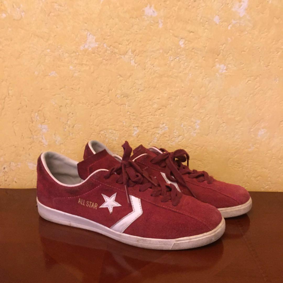 red suede converse all stars