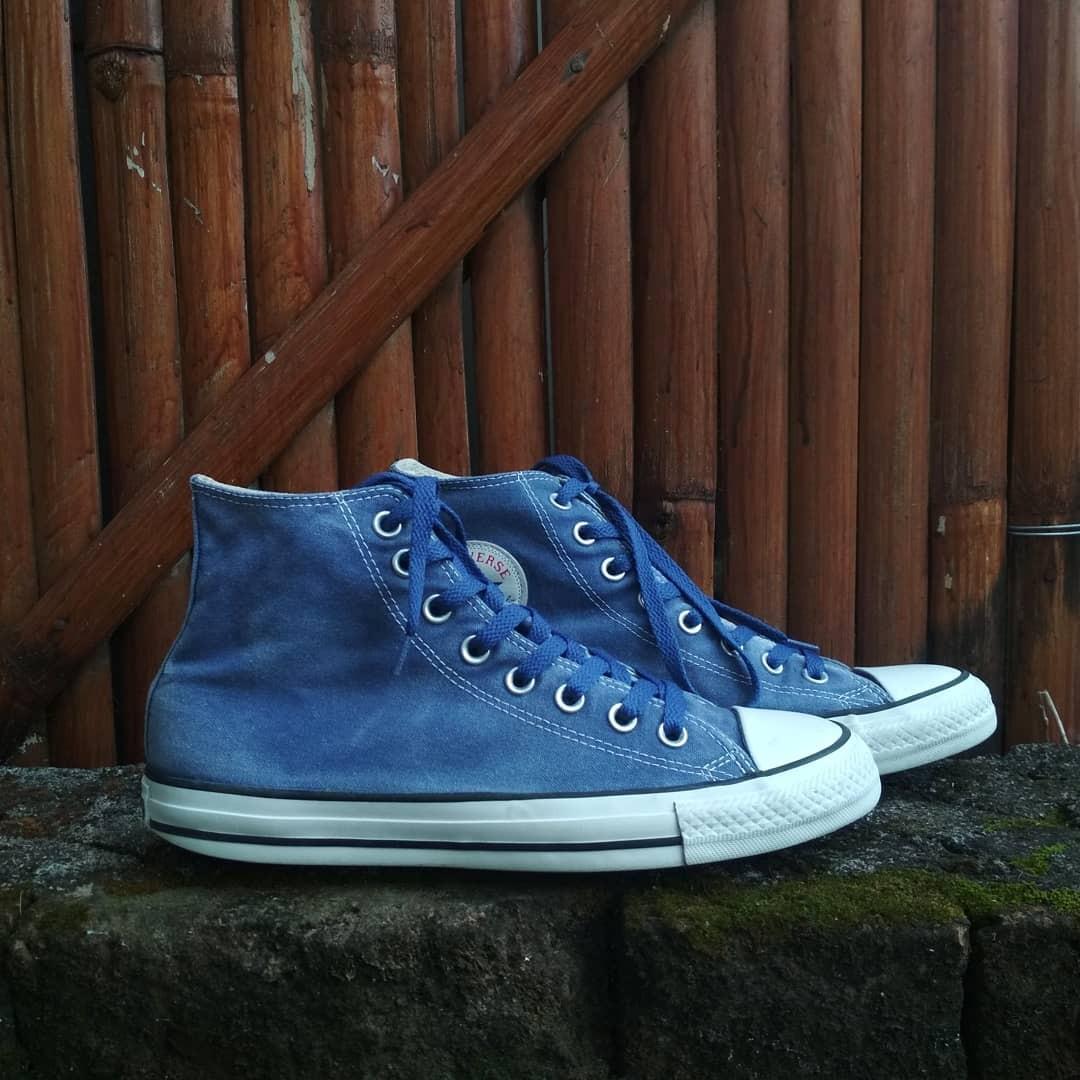 Converse Original Chuck Taylor Basic Wash Hi In Blue