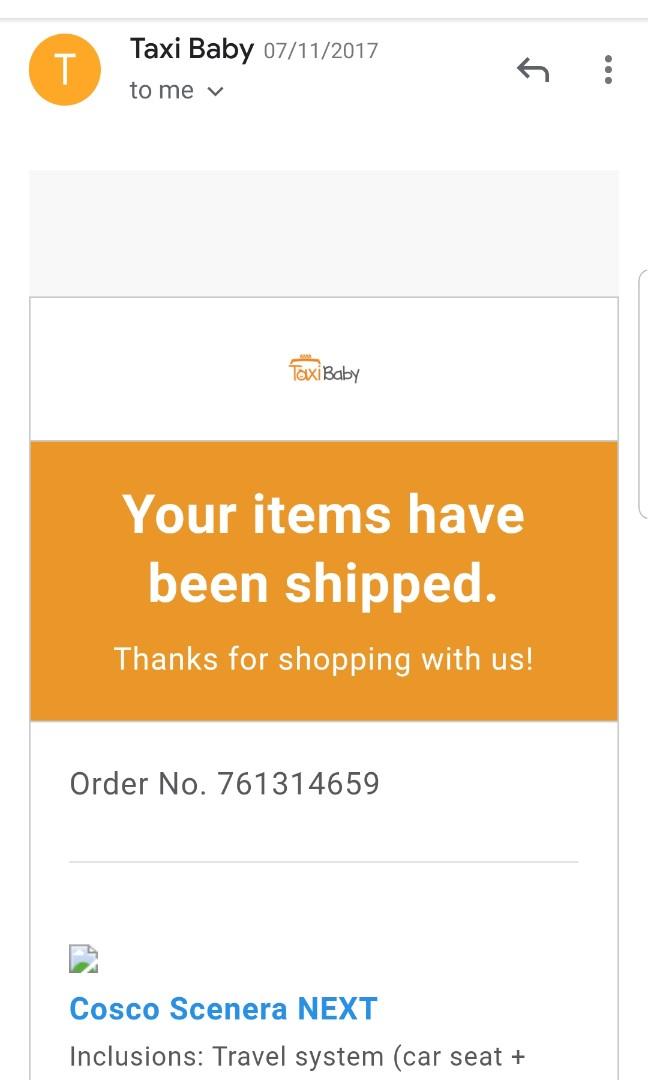 Cosco Scenera Next carseat and Snapngo stroller frame, Babies & Kids