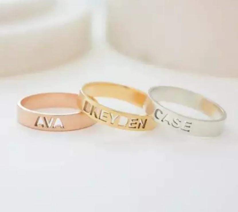 Customized rings best sale