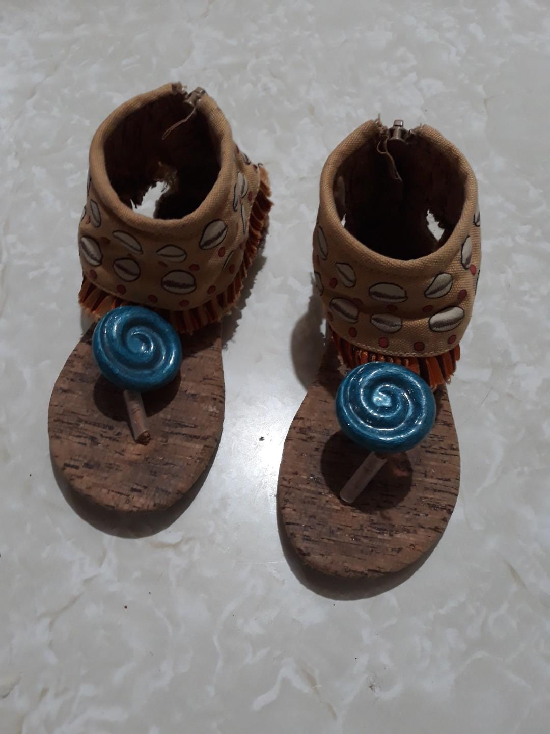 Disney Moana Sandals / Costume Shoes, Babies & Kids, Babies & Kids