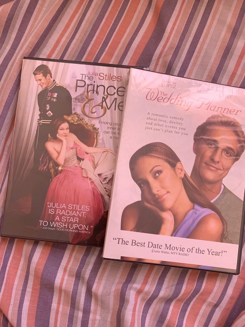 Dvd Bundle The Prince And Me The Wedding Planner On Carousell