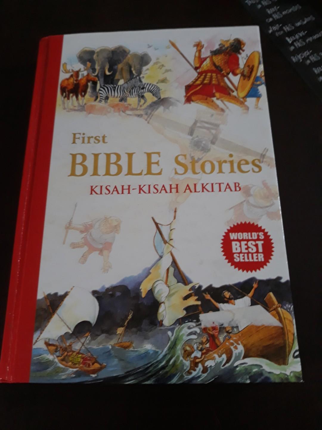 First Bible Stories English And Indonesian Books Stationery