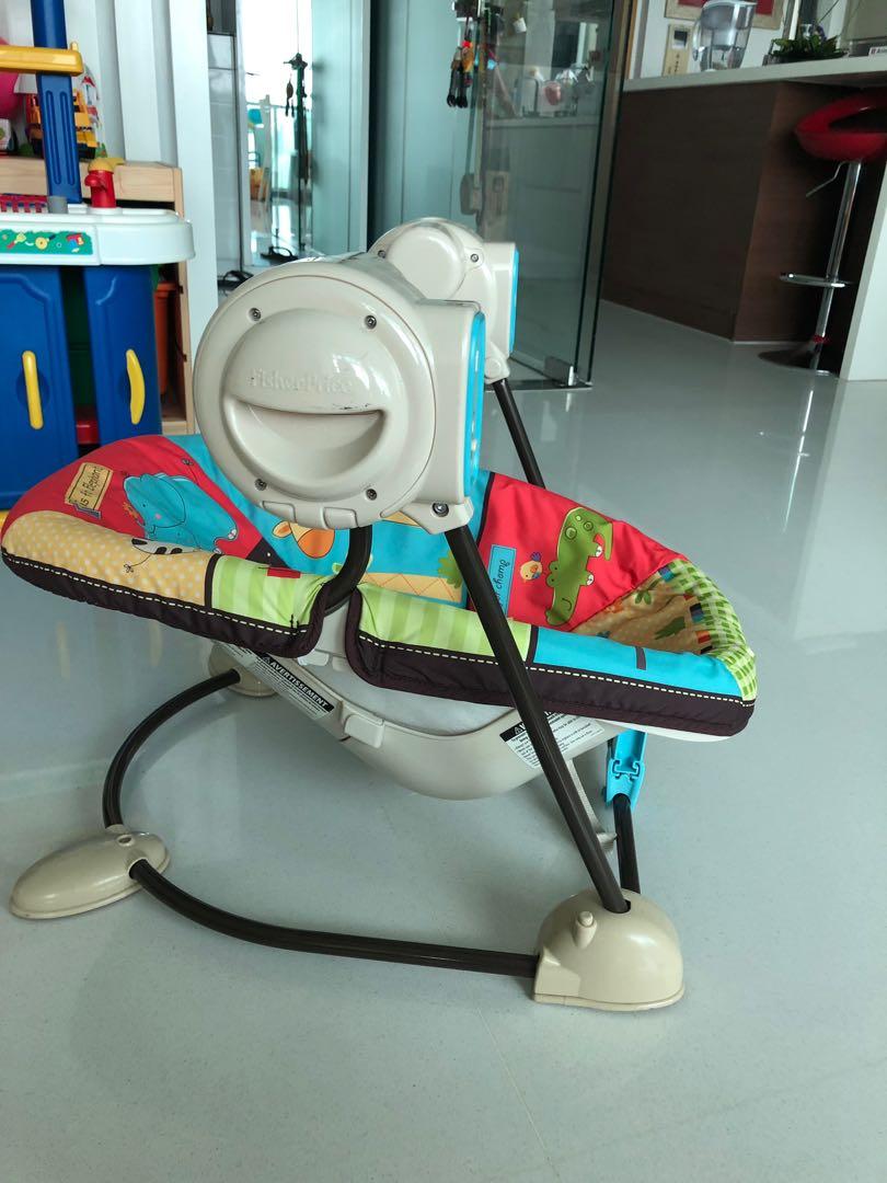 Fisher Price Automatic Rocker, Babies & Kids, Infant Playtime on Carousell