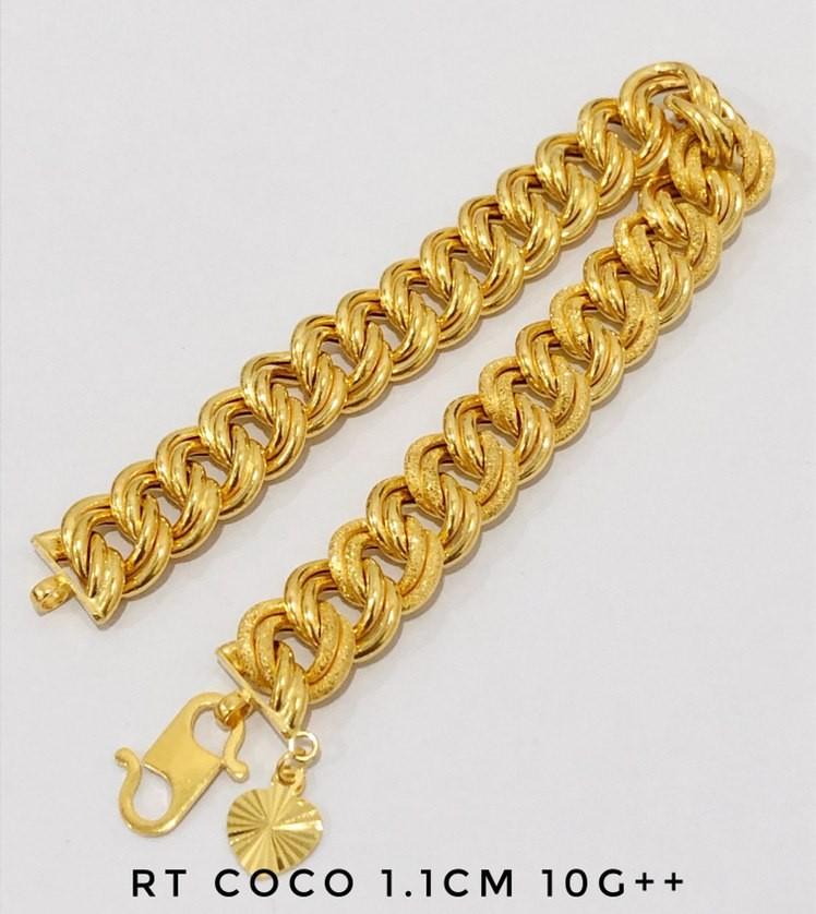 Gelang Tangan Coco Emas 916 Original Women S Fashion Jewellery On Carousell