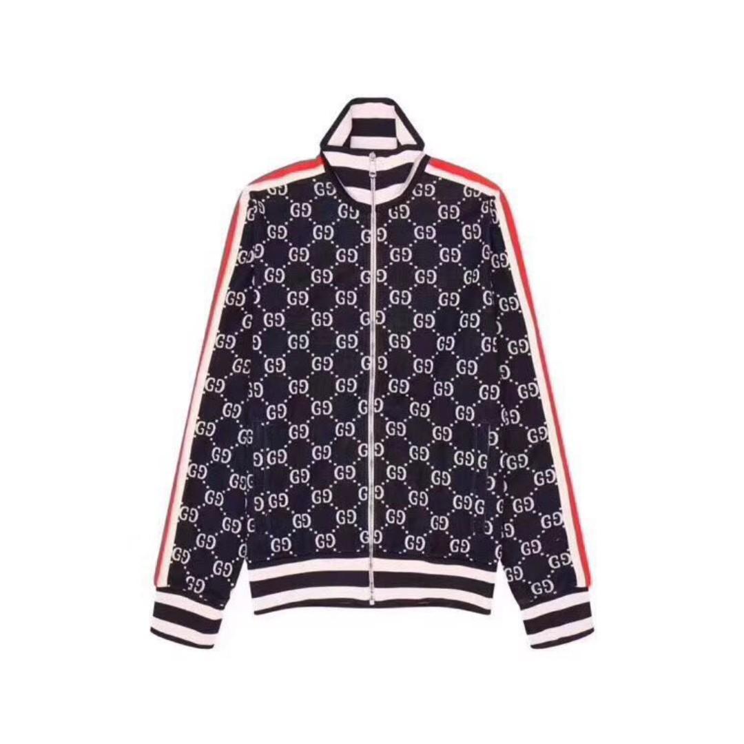 gucci jacquard windbreaker