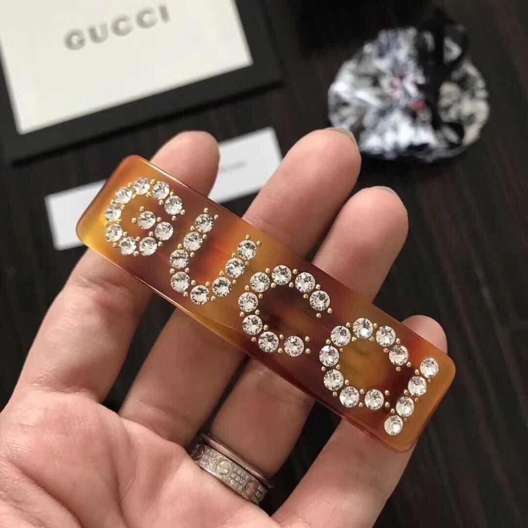 Gucci Double G hair clip, Women's Accessories