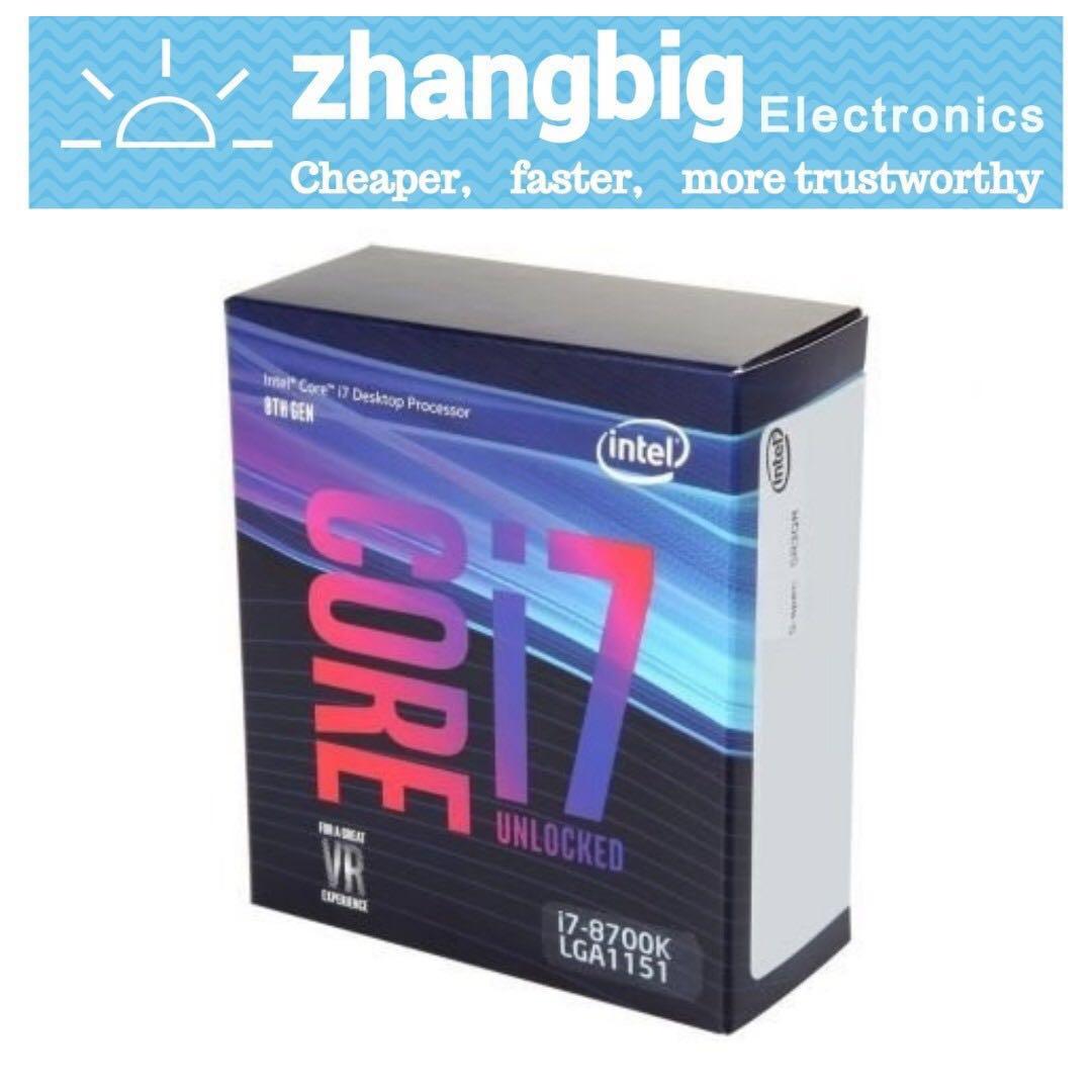 Intel Core I7 8700k Desktop Processor Electronics Computer Parts Accessories On Carousell