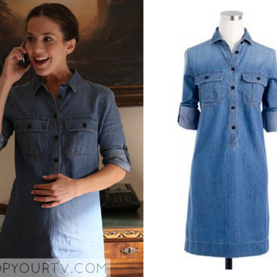 J. CREW DENIM CHAMBRAY Shirt Dress 1600 Penn Becca Gilchrist Dress Women s Fashion Dresses Sets Dresses on Carousell
