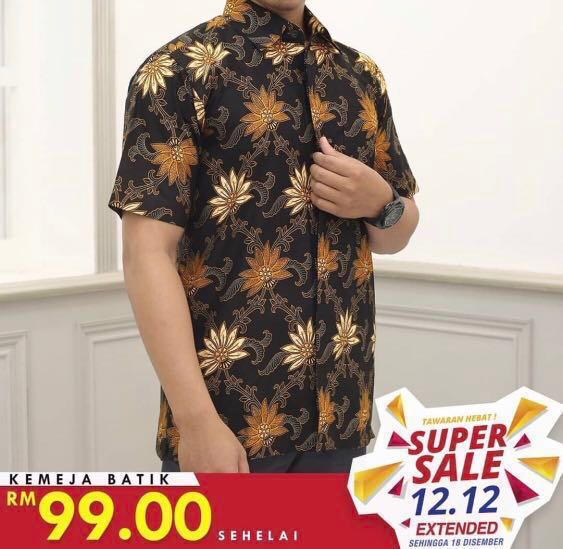 Jakel Kemeja Batik Men S Fashion Clothes Tops On Carousell