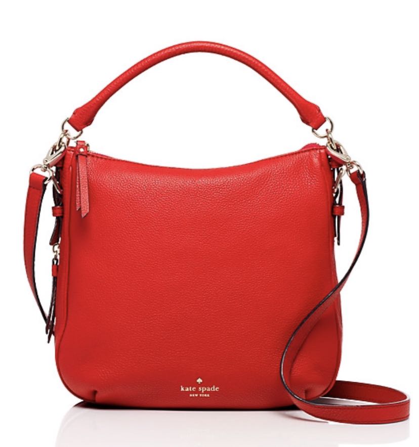 Kate spade. Cobble hill cherry. Red body bag hand bag.luvluxe on Carousell