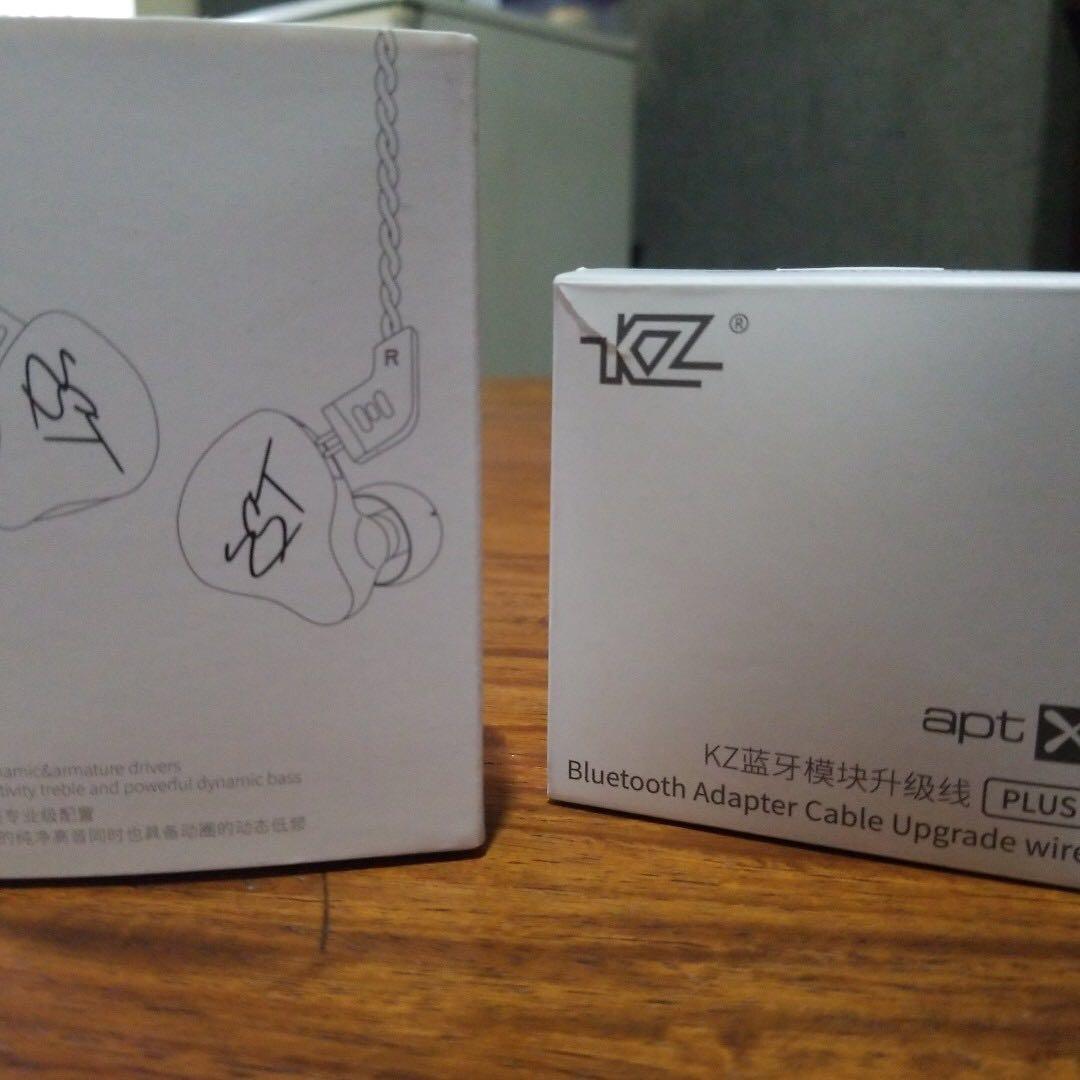 Kz Zst Pro Earphones Apt X Bluetooth Wireless Adapter
