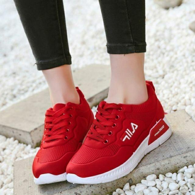 Laser colourful women Fila sport shoes