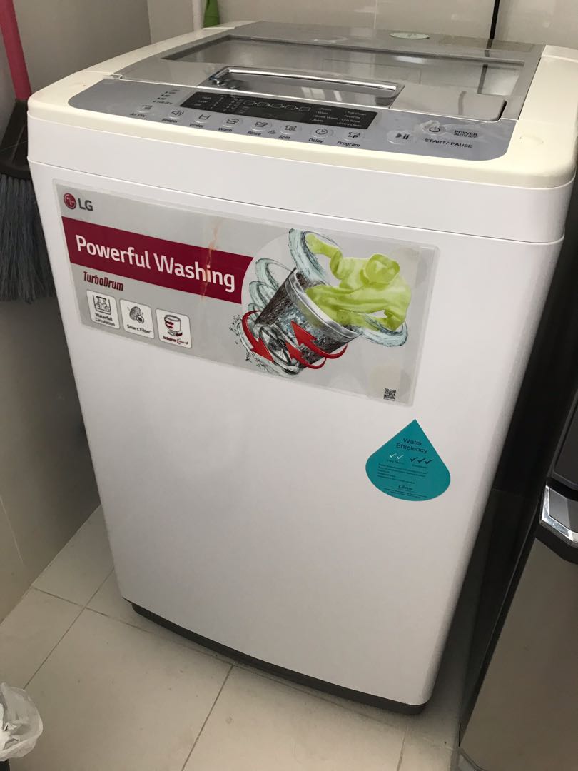 Lg turbo drum top washing machine 8kg
