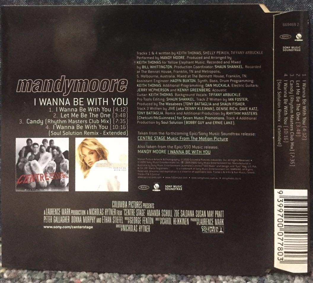 Mandy Moore I Wanna Be With You Cd Single Music Media Cds Dvds Other Media On Carousell