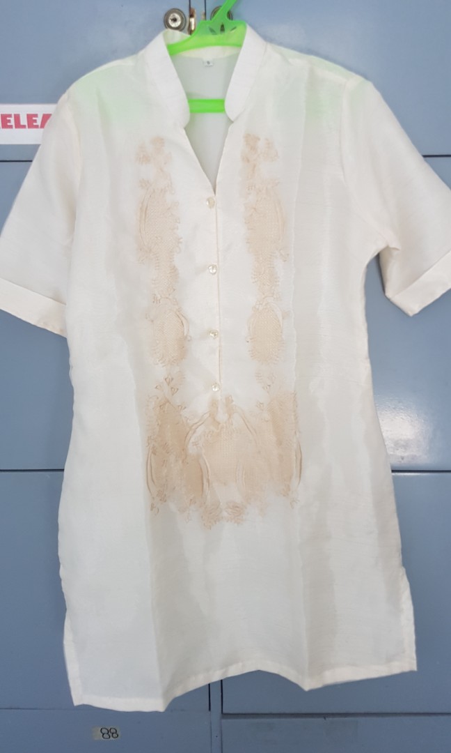 modern filipiniana barong dress