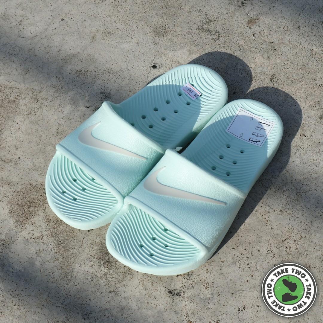 nike kawa swoosh sliders