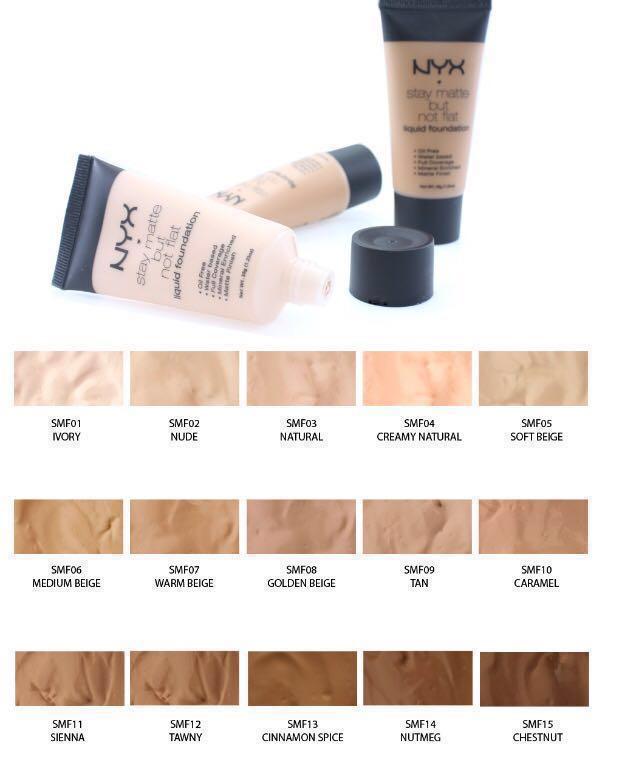 NYX Stay Matte But Not Flat Liquid Foundation - Nude Beige