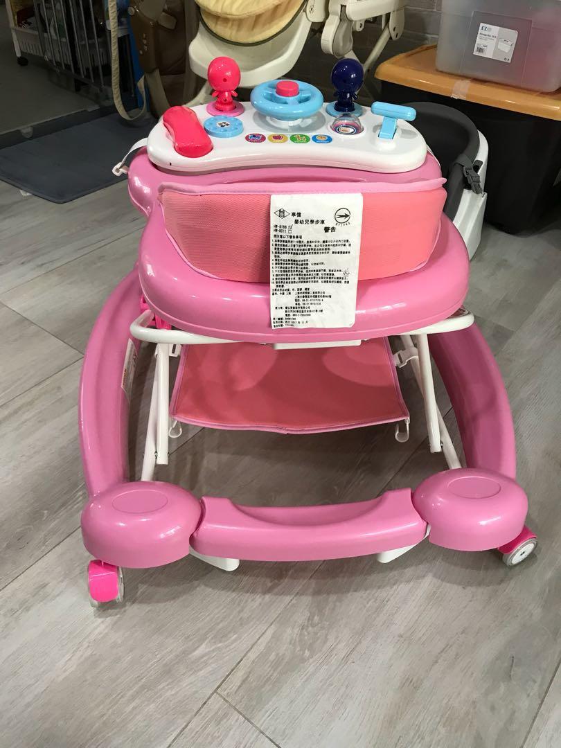 Puku Baby Walker (Pink), Babies & Kids, Infant Playtime on Carousell