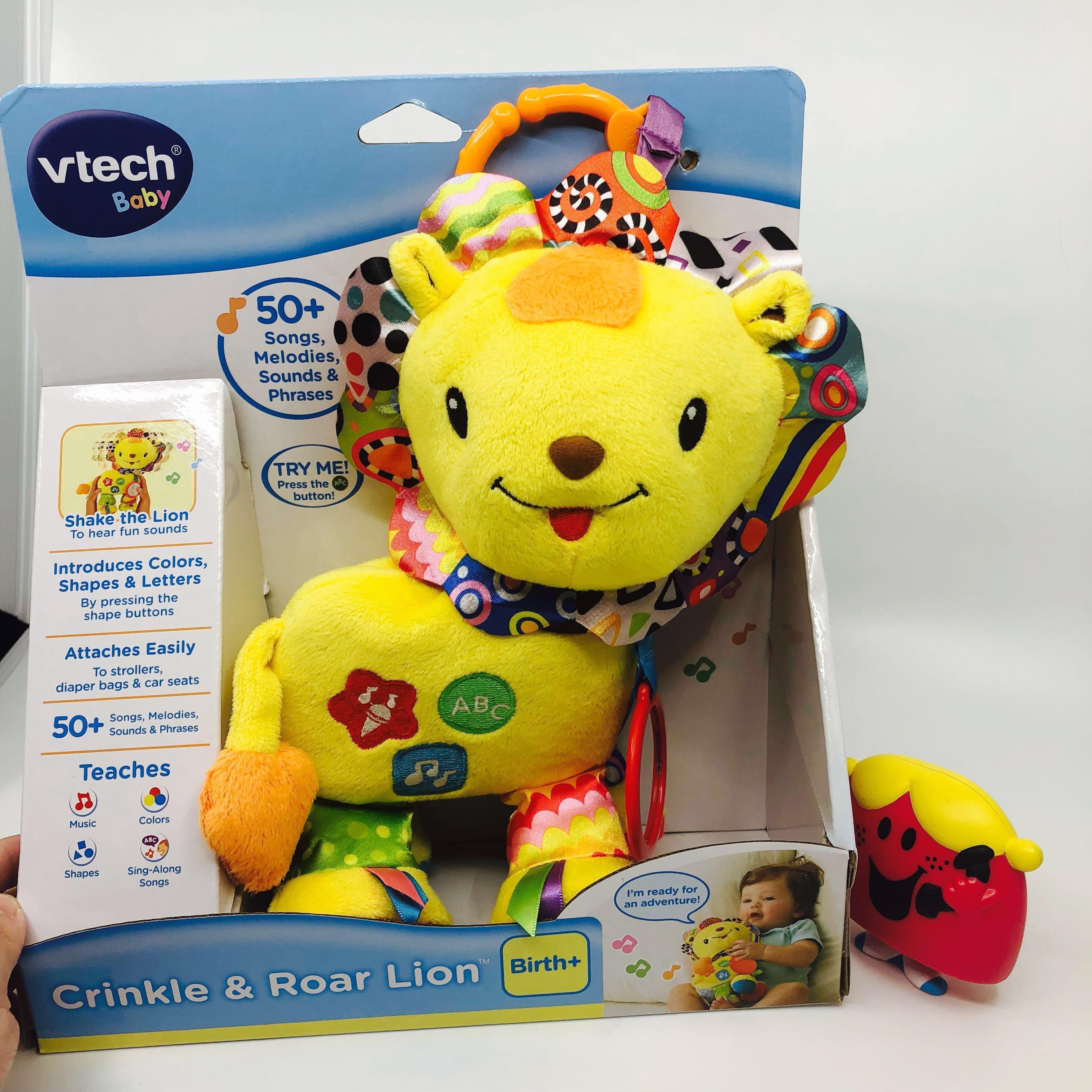 vtech baby crinkle and roar lion