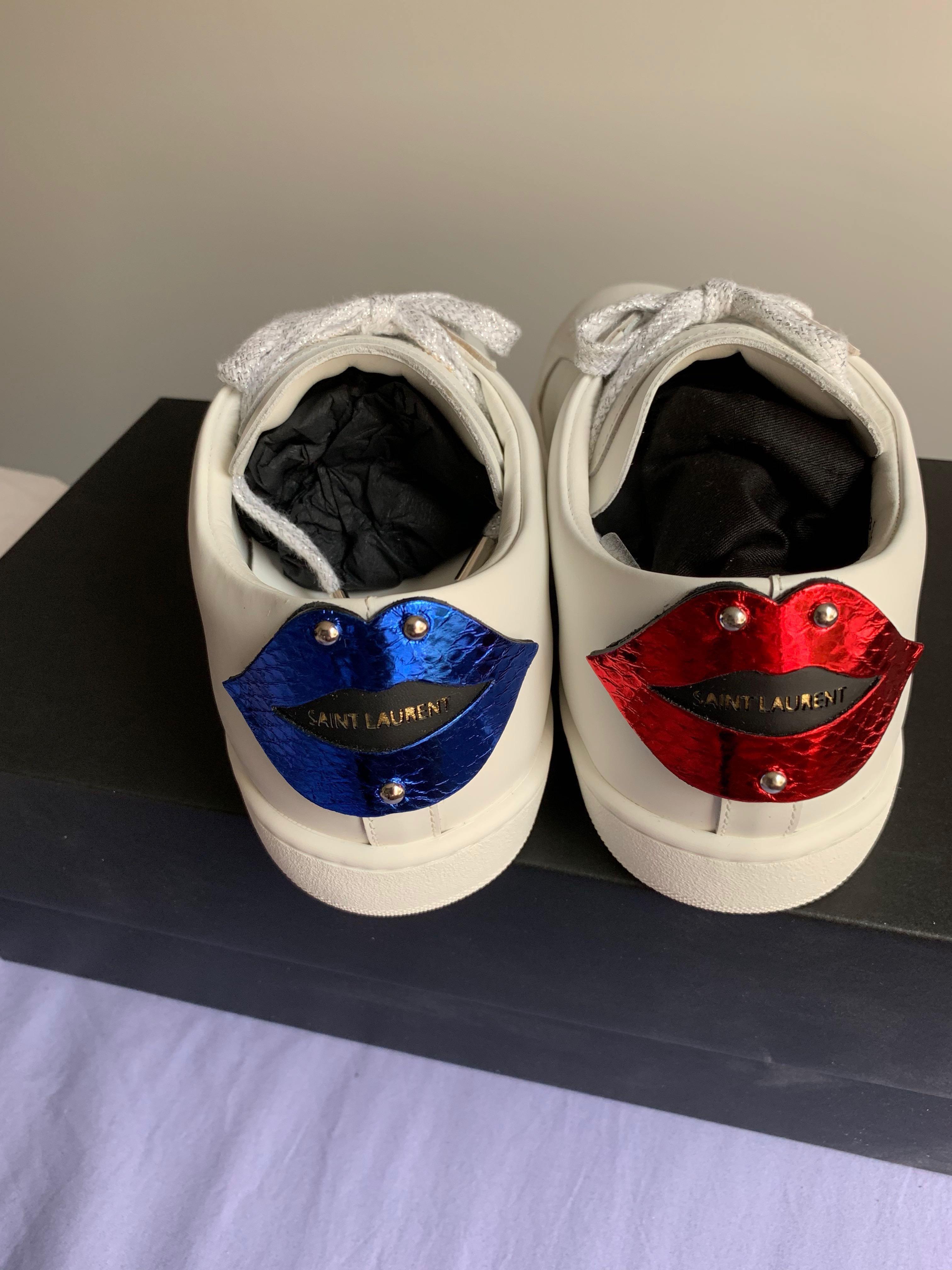Ysl sneakers lips new arrivals